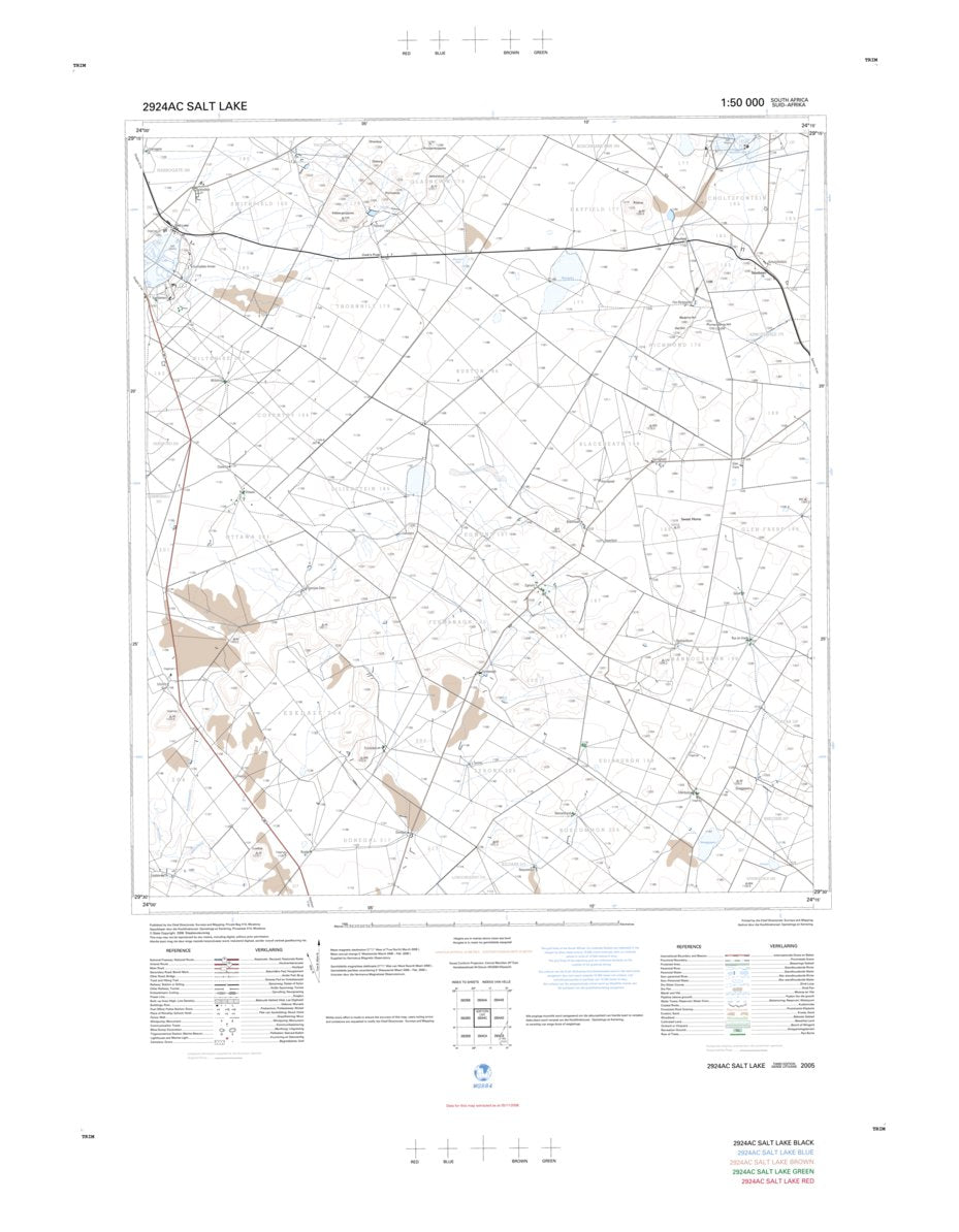 2924AC SALT LAKE Map by Chief Directorate: National Geo-spatial ...