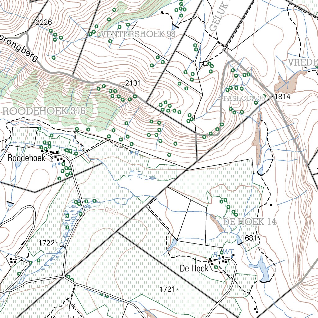 2828AC SLABBERTS Map by Chief Directorate: National Geo-spatial ...