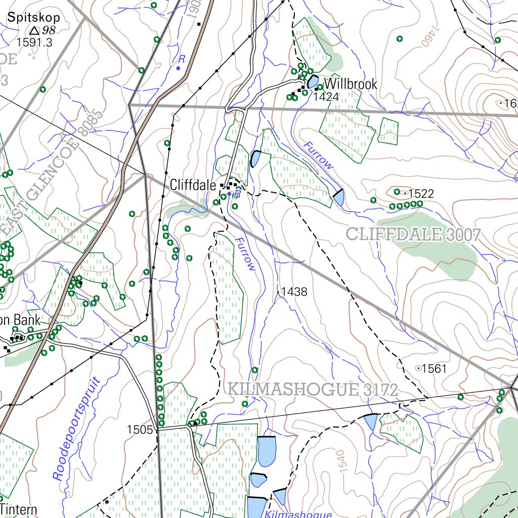 2929BB ESTCOURT Map By Chief Directorate National Geo spatial 2929bb-estcourt-map-by-chief-directorate-national-geo-spatial
