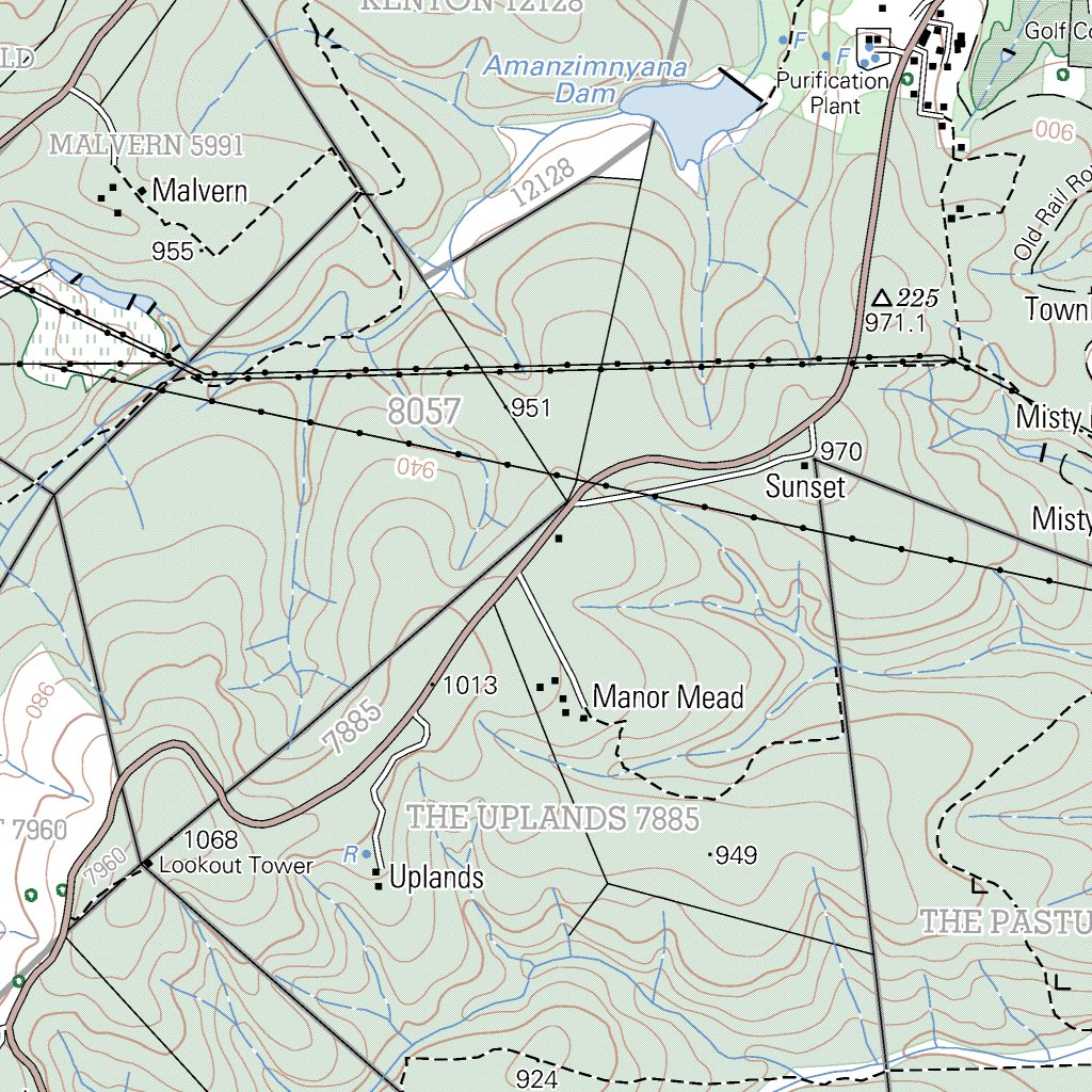 3029DB HARDING (4th Edition) Map by Chief Directorate: National Geo ...