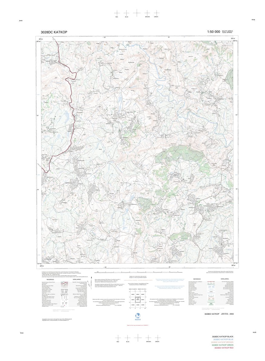 3028DC KATKOP Map by Chief Directorate: National Geo-spatial ...