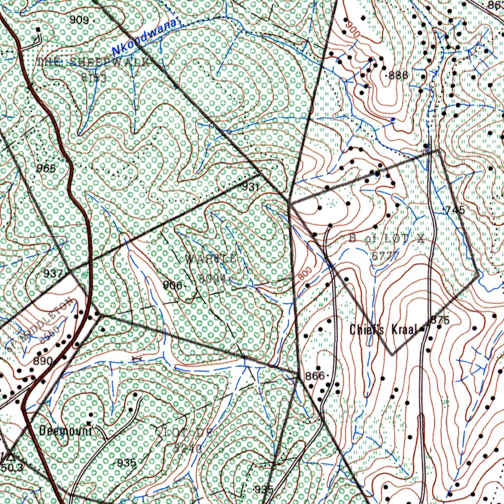 3029DB HARDING (3rd Edition) Map by Chief Directorate: National Geo ...