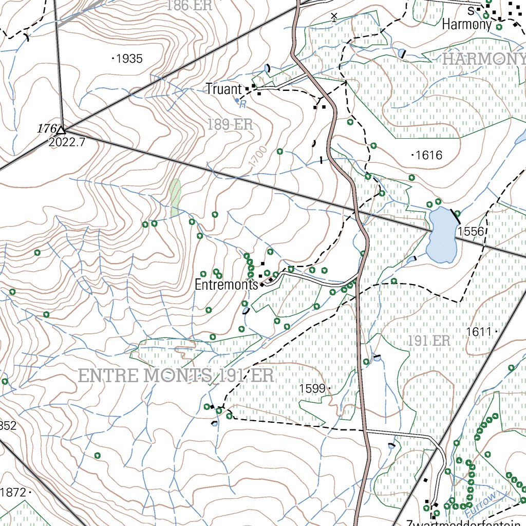 3028BD MATATIELE Map by Chief Directorate National Geospatial