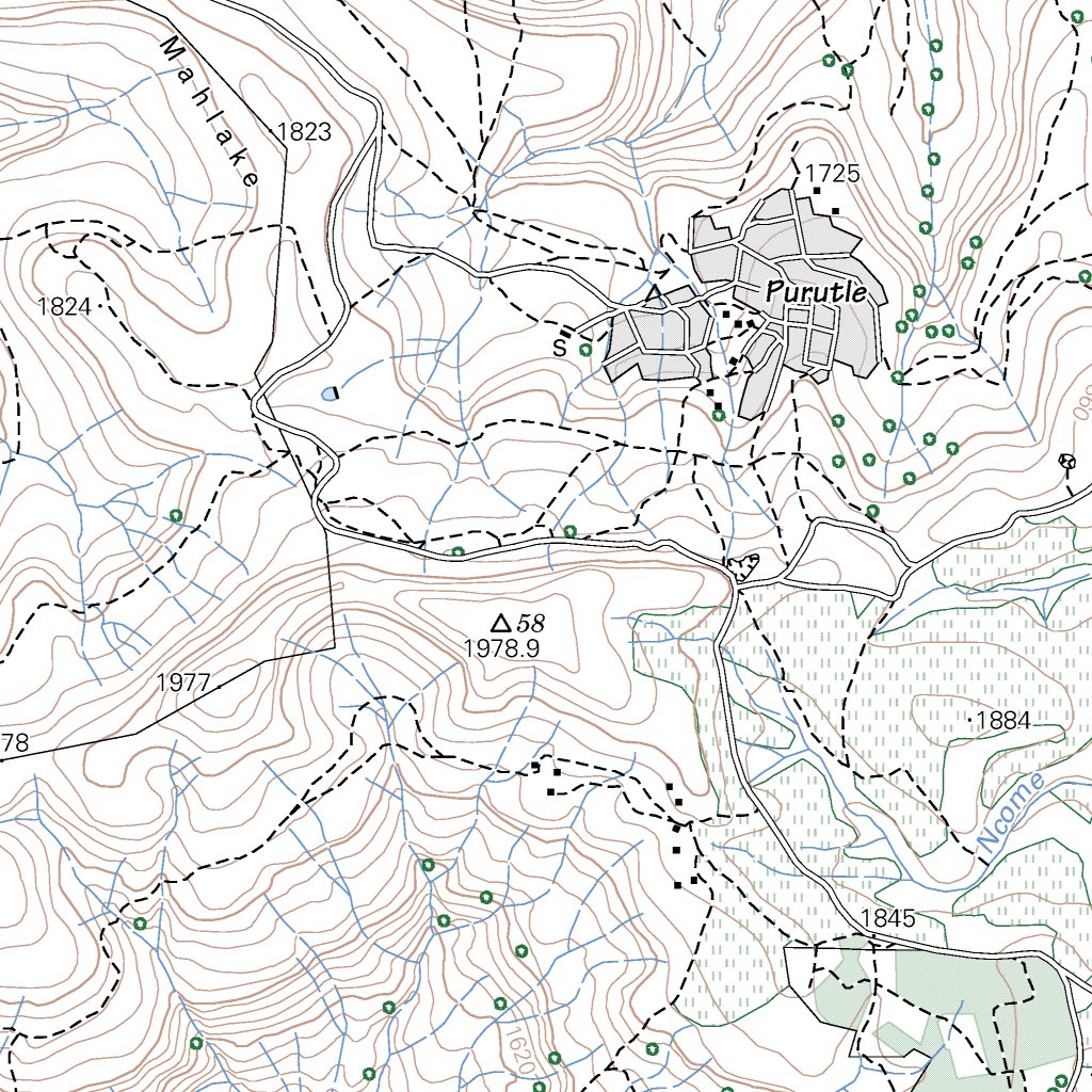 3028DA MOUNT FLETCHER Map by Chief Directorate National Geospatial