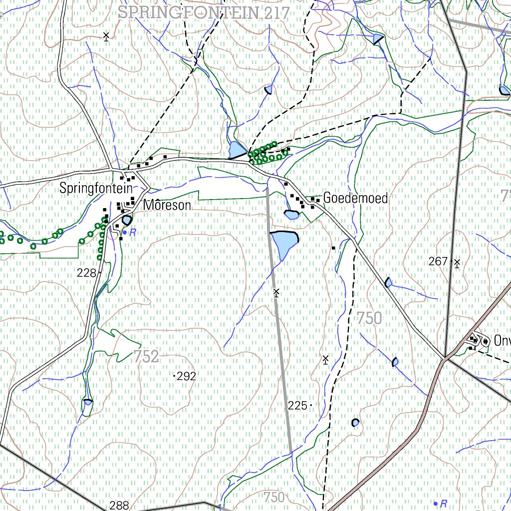 3419BA GREYTON (3rd Edition) Map by Chief Directorate National Geo