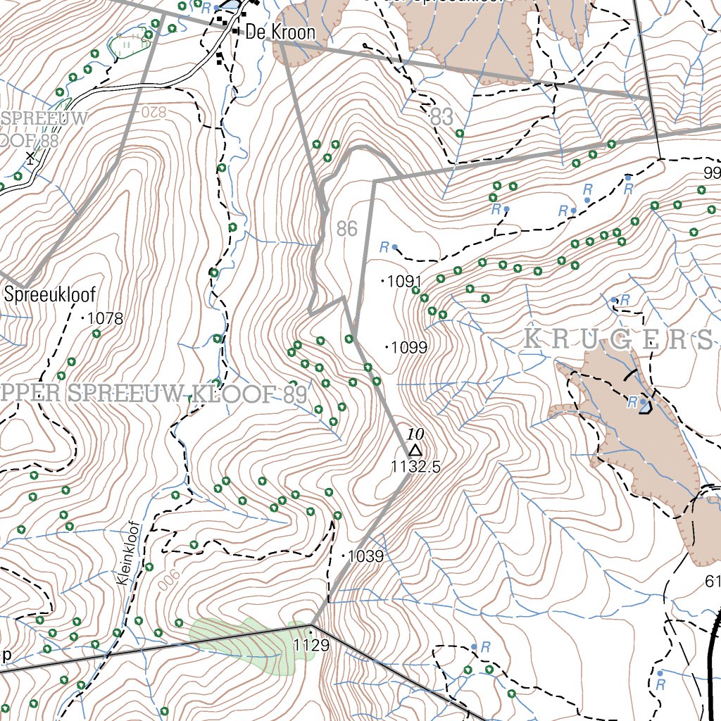 3225DB COOKHOUSE Map by Chief Directorate: National Geo-spatial