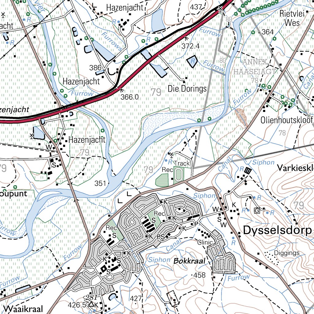 3322CB DYSSELSDORP Map by Chief Directorate: National Geo-spatial ...