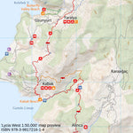 Lycia West Hiking Map 1:50.000