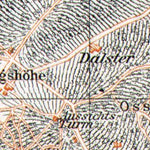 Elberfeld (now part of Wuppertal) city map, 1906