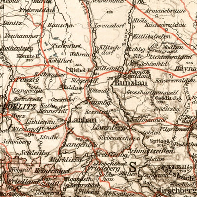Germany, southeastern provinces of the northern part. General map, 1906