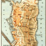 Gibraltar and environs map, 1929