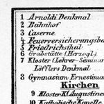 Gotha city map, 1887