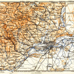 Frankfurt (Frankfurt-am-Main) and environs map, 1905