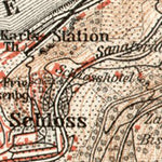 Heidelberg and environs map, 1906
