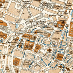 München (Munich) city map, 1928