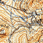 Müllheim environs map, 1905