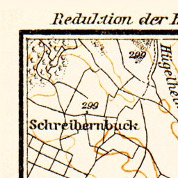 Müllheim environs map, 1905