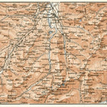 Oberstdorf and environs map (Rosengarten mountains), 1906