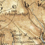 The Rhine District (Rheingau) map, 1927