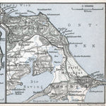 Granitz and Mönchgut region map, 1911