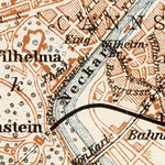 Map of the environs of Stuttgart, 1909