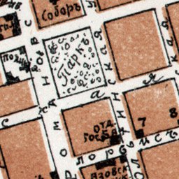 Sukhum (Сухумъ, Аҟәа, სოხუმი, Sukhumi) city Map, 1914 by Waldin ...