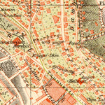 Wiesbaden city map, 1927