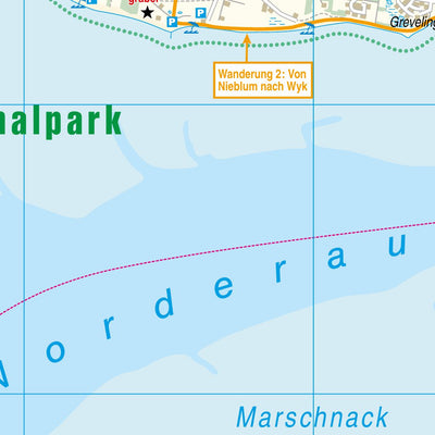 Islandmap Föhr and Amrum 2016