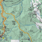 Fishlake NF Travel Map Fillmore-Beaver RDs Front 2013
