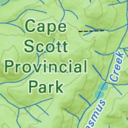 Inset Cape Scott Prov Park - Vancouver Island