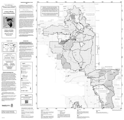 Caribou-Targhee NF Ashton/Island Park RD Over Snow Vehicle Use Map 2016/17