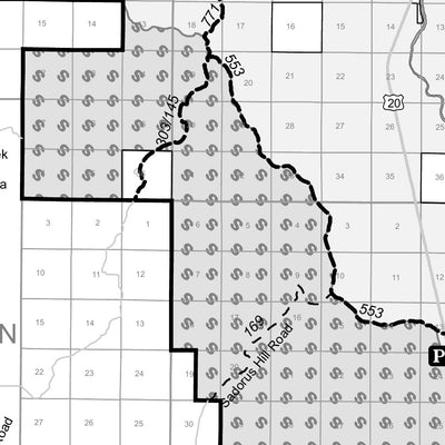 Caribou-Targhee NF Ashton/Island Park RD Over Snow Vehicle Use Map 2016/17