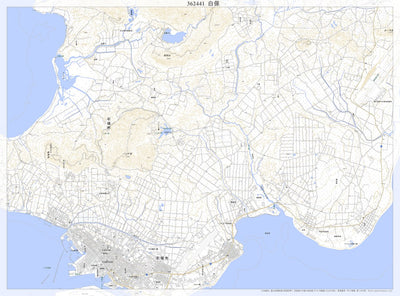 362441 白保（しらほ Shiraho）, 地形図