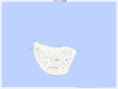 383172 北大東島（きただいとうじま Kitadaitojima）, 地形図