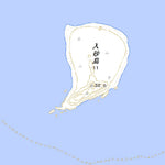 392740 渡名喜島（となきじま Tonakijima）, 地形図