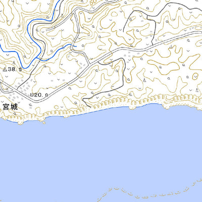 392871 国頭平良（くにがみたいら Kunigamitaira）, 地形図