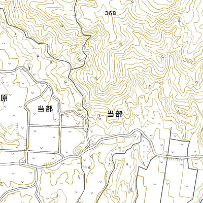 412857 平土野（へとの Hetono）, 地形図