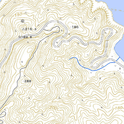 422942 大棚（おおだな Odana）, 地形図