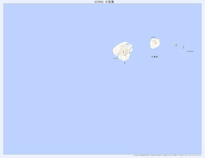 432962 小宝島（こだからじま Kodakarajima）, 地形図