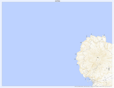 442966 中之島 地形図