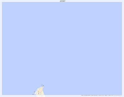 452907 口之島（くちのしま、Kuchinoshima） 地形図