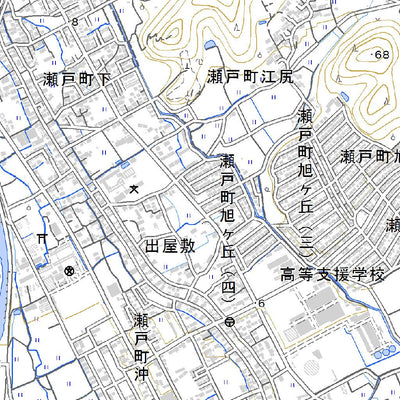 523400 備前瀬戸（びぜんせと Bizenseto）, 地形図