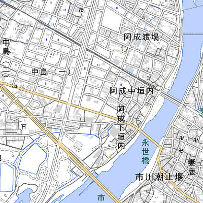 523415 姫路南部（ひめじなんぶ Himejinambu）, 地形図