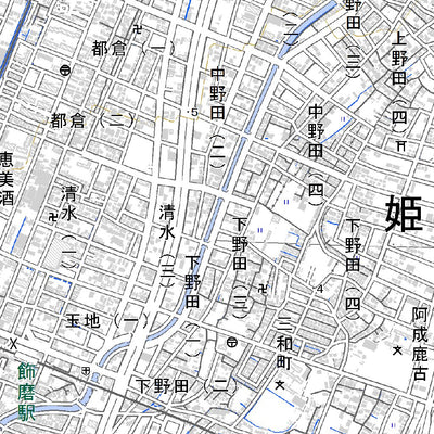 523415 姫路南部（ひめじなんぶ Himejinambu）, 地形図