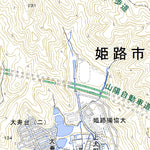 523425 姫路北部（ひめじほくぶ Himejihokubu）, 地形図