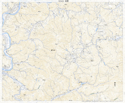 523431 林野（はやしの Hayashino）, 地形図