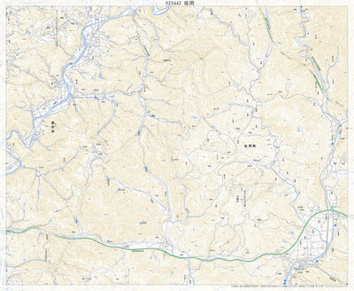 523442 佐用（さよ Sayo）, 地形図