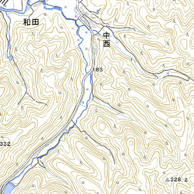523442 佐用（さよ Sayo）, 地形図