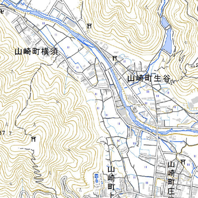 523444 山崎（やまさき Yamasaki）, 地形図