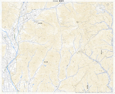 523446 粟賀町（あわがまち Awagamachi）, 地形図